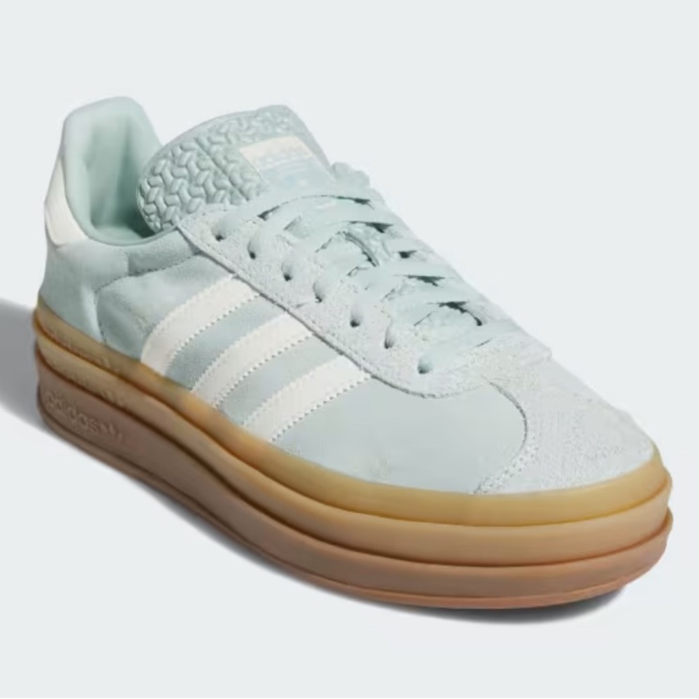 adidas Gazelle Bold Ash Green / Off White / Gum